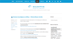Desktop Screenshot of blog.asoma.es