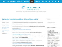 Tablet Screenshot of blog.asoma.es